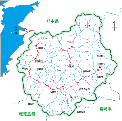 球磨川水系