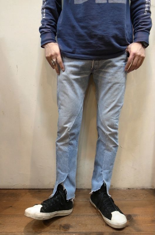 old park slit jeans