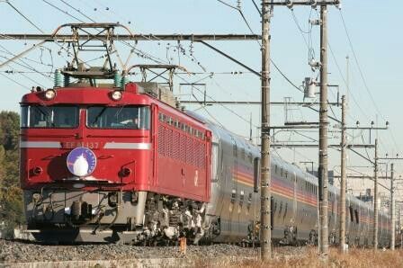 EF81カシオペア EF81カシオペア 再入線 その2 - ナマケモノ写真館