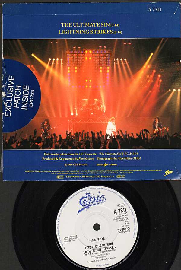 Ozzy Osbourne / The Ultimate Sin レコード日本盤 Ozzy Osbourne / The Ultimate Sin レコード日本盤 Ozzy Osbourne