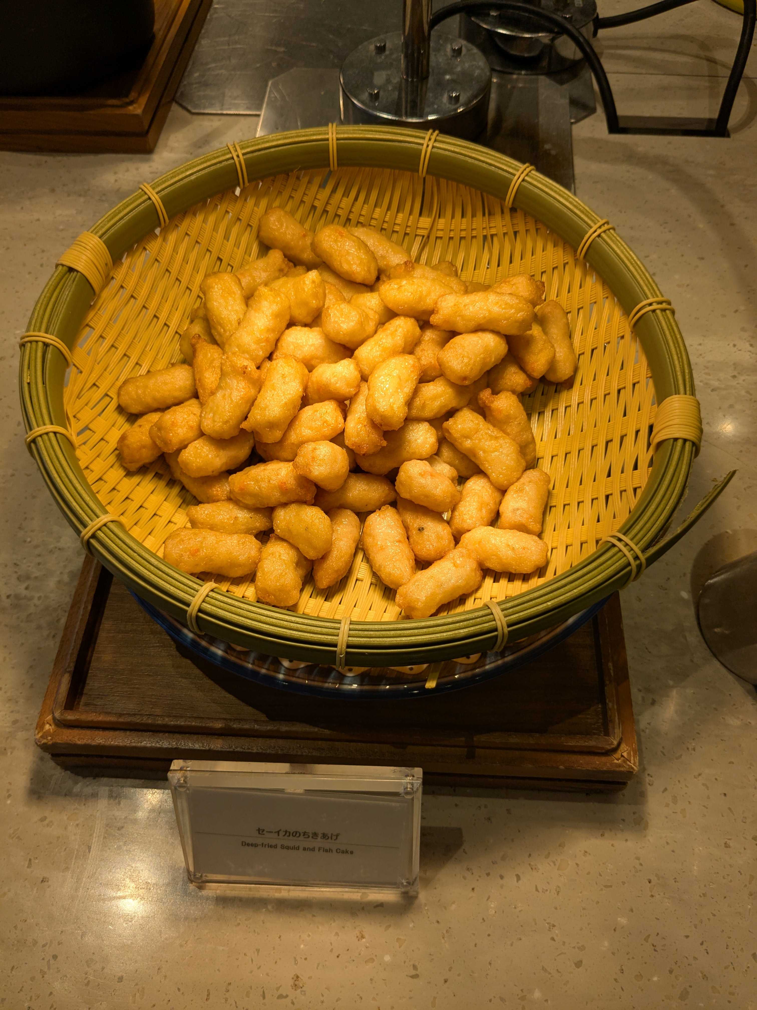 フサキビーチリゾート 子連れ朝食ビュッフェ　琉球新天地　メニュー　セーイカのちきあげ