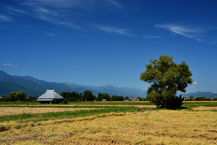 秋の空と安曇野の田園風景 | フォト安次郎・安らぎの風景 - 楽天ブログ