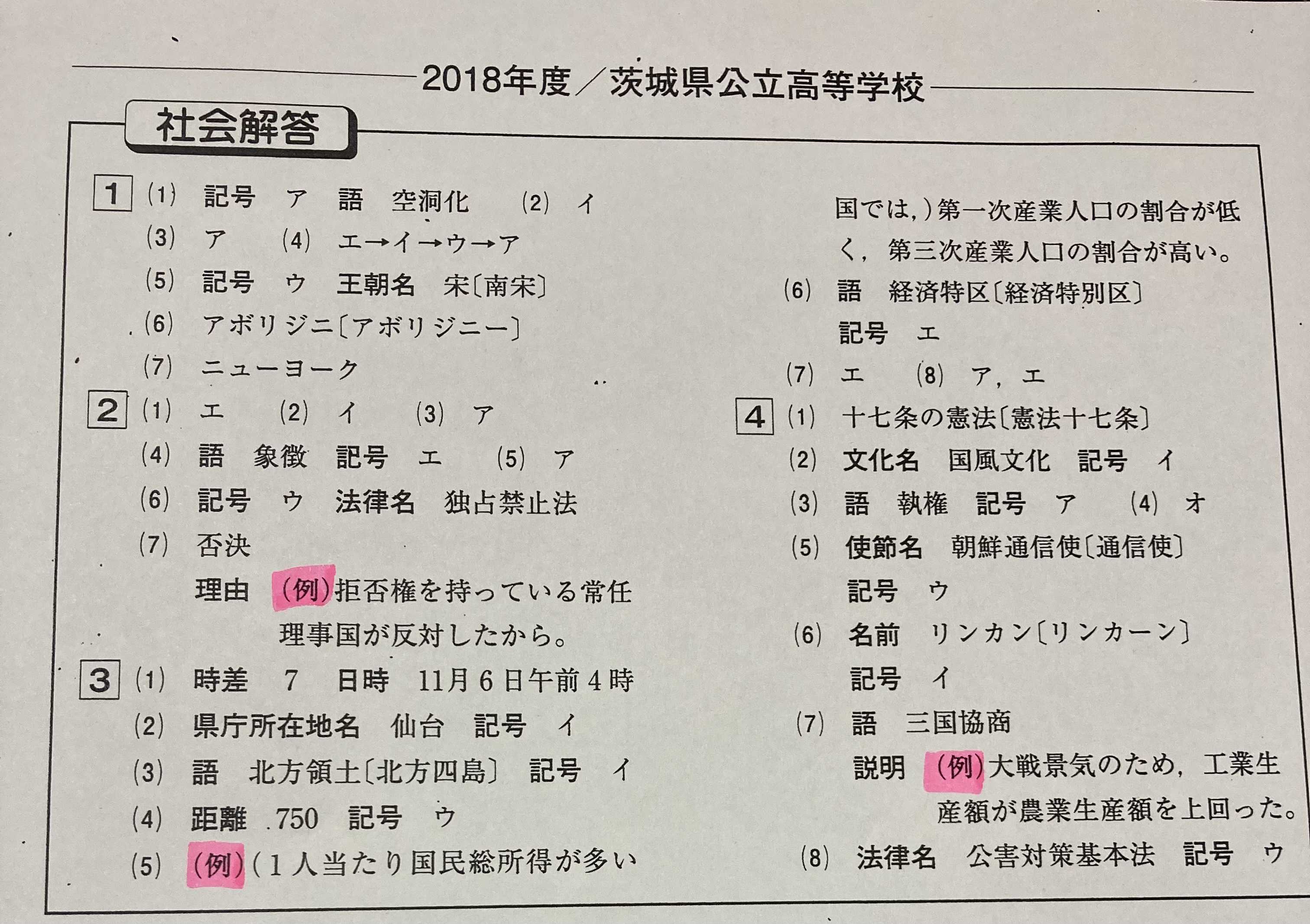 こんなに変わった県立入試 社会 坂東市進学塾 スタディ ポート 港日記 楽天ブログ