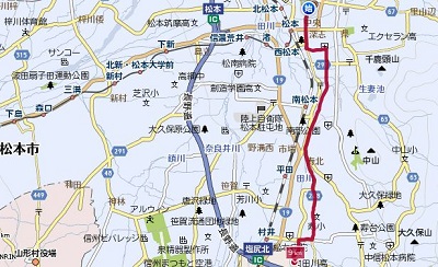 松本マラソンコース松本城から田川高校9km.JPG
