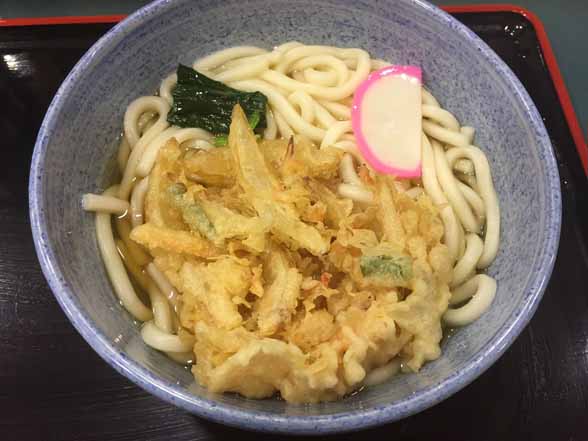 小諸蕎麦・かき揚げうと?ん（大）