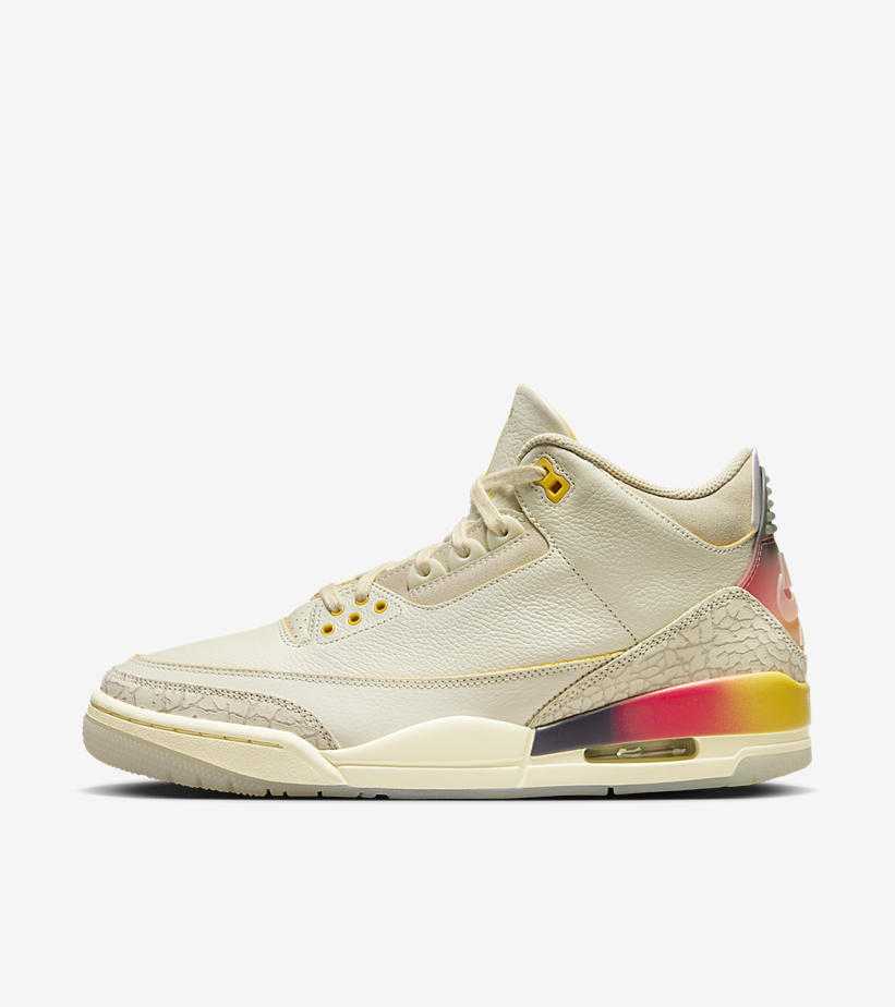 本日発売 J Balvin x NIKE AIR JORDAN 3 Sunset | ShoeRace - 楽天ブログ