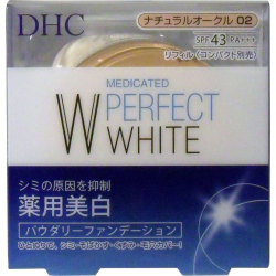 ＤＨＣ　薬用美白パーフェクトホワイト　パウダリーファンデーション　ナチュラルオークル０２　.jpg