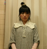 付け襟（白）
