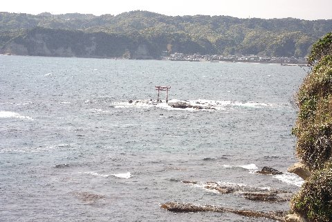 勝浦港の鳥居.jpg