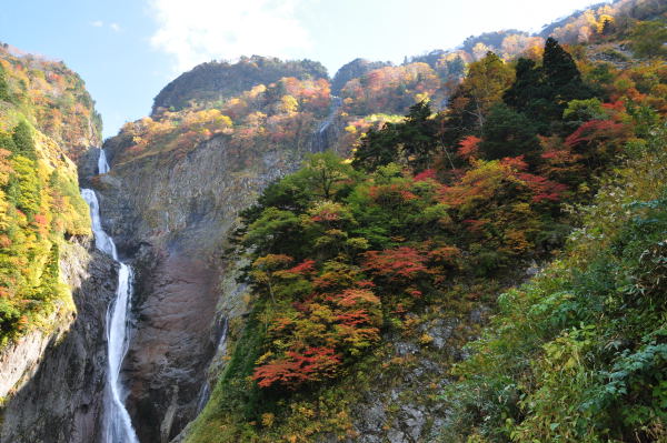 称名滝の紅葉