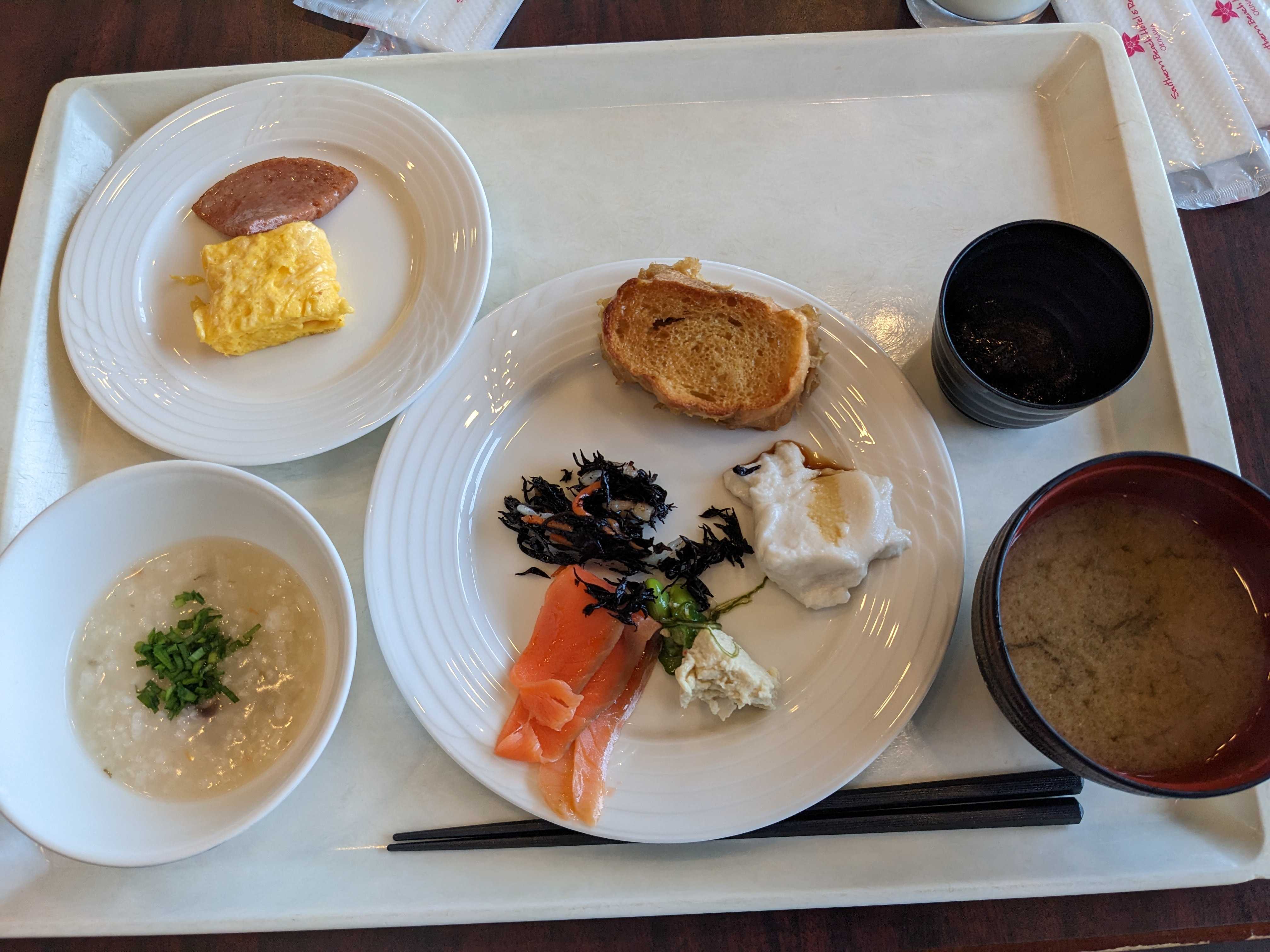 サザンビーチホテル＆リゾート沖縄で朝食ビュッフェ
