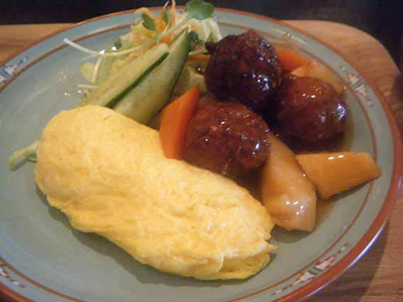 シェフの「肉団子甘酢あんかけ」-2♪