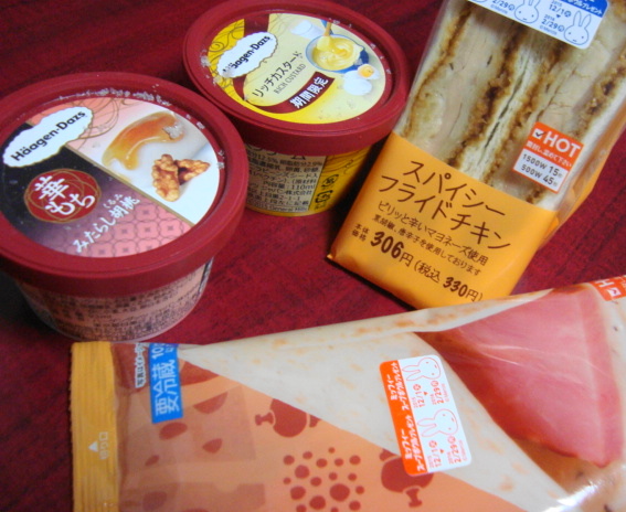 コンビニで買い物