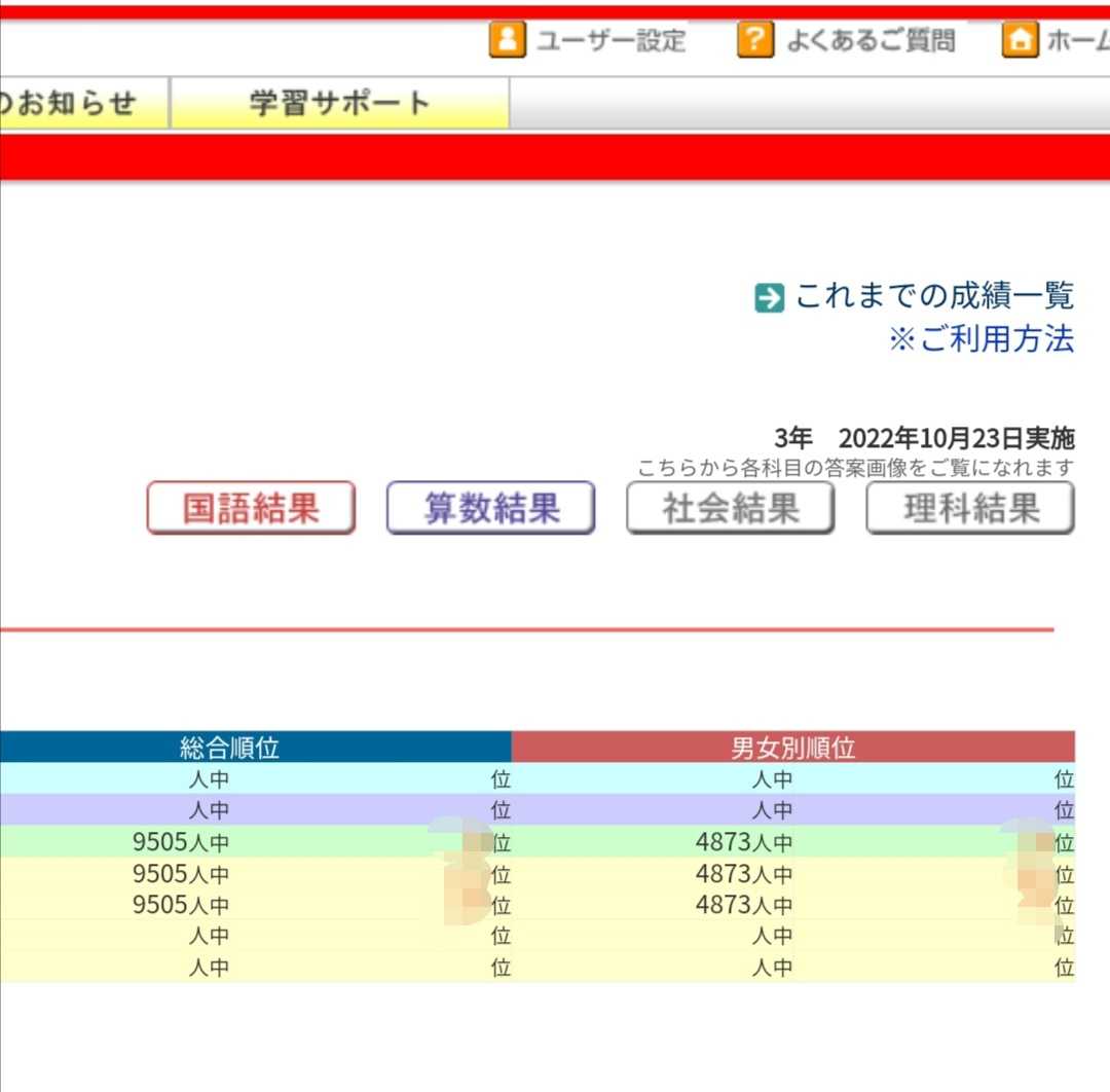 小3娘、はじめての日能研 全国テスト（2022年10月 ） | なんてことない日々を綴る - 楽天ブログ