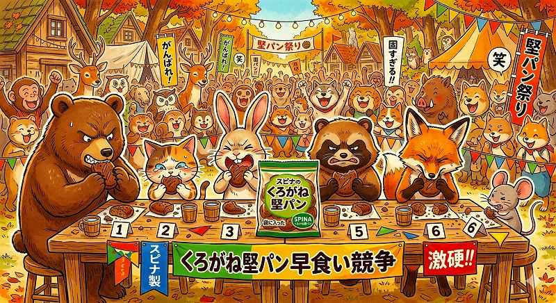 福岡北九州の昭和時代の幻のイベント　堅パン早食い競争