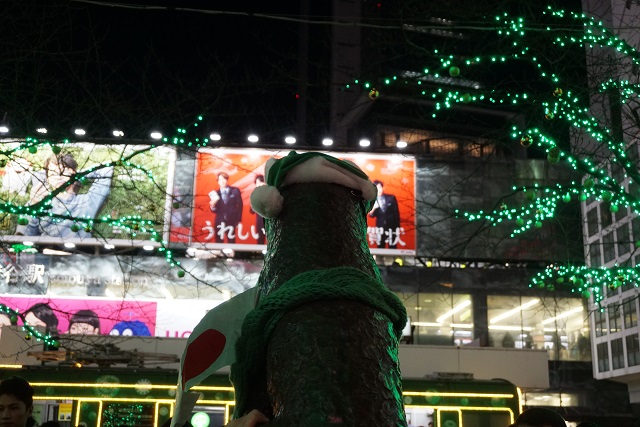 渋谷 東急5000系 クリスマス イルミネ－ション3