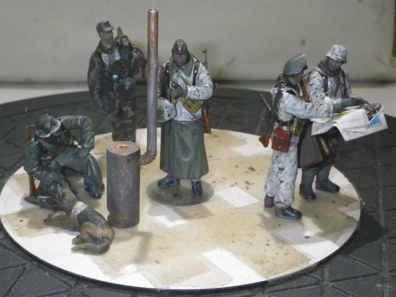 ㉟2020_0402タミヤ 1/35 ドイツ歩兵 野戦会議セット 完成写真-1 | 54歳出戻りモデラー奮戦記 - 楽天ブログ