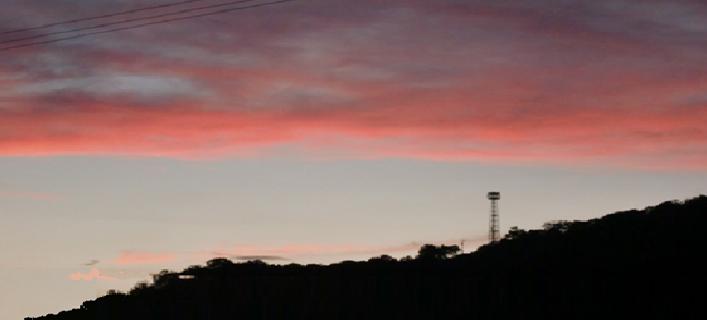 夕日　　　　　　