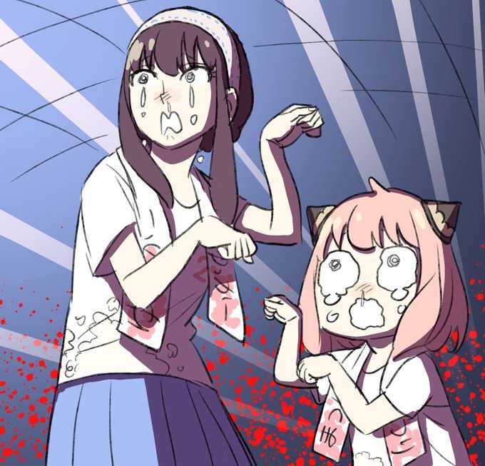 Spy Family 作者 遠藤先生 菅井友香 卒業セレモニーに反応 アーニャ ヨル涙のイラスト公開に反響 Sugaifamily ルゼルの情報日記 楽天ブログ