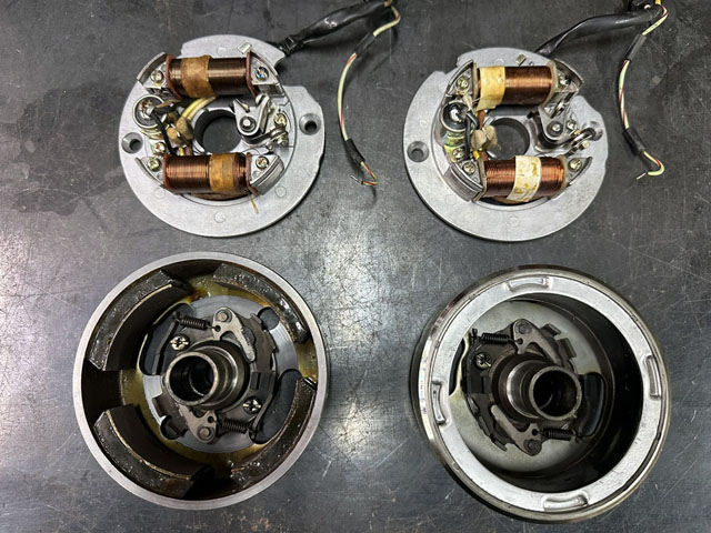 実働 RZ250R 51L ステーターコイル フライホイール SET エンジン部品
