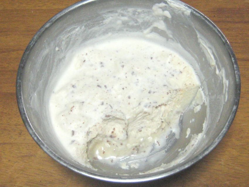 手作りのアイスクリーム