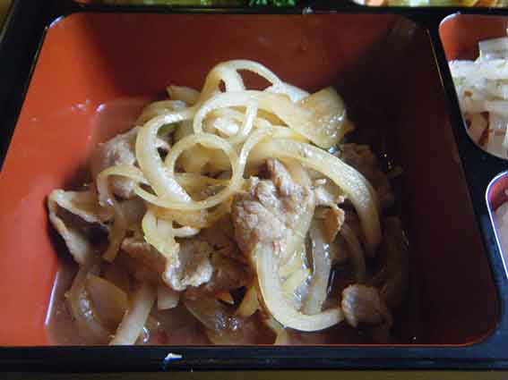 アメリカンステーションの「豚しょうが焼き」-2♪