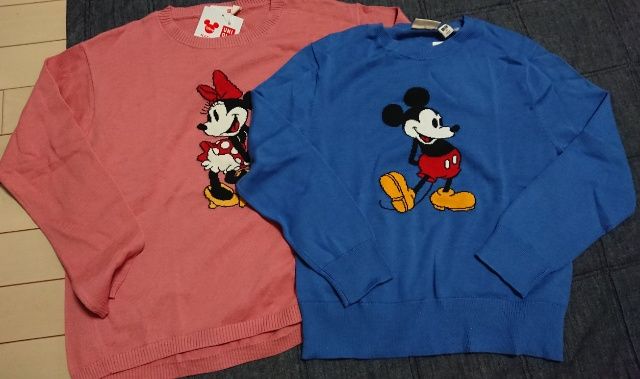 購入品 ユニクロのディズニーコレクションクルーネックセーターを500円で ぷぅこの育児買い物日記 楽天ブログ