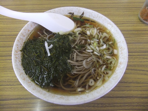 佐渡汽船直江津ターミナル売店のながもそば1