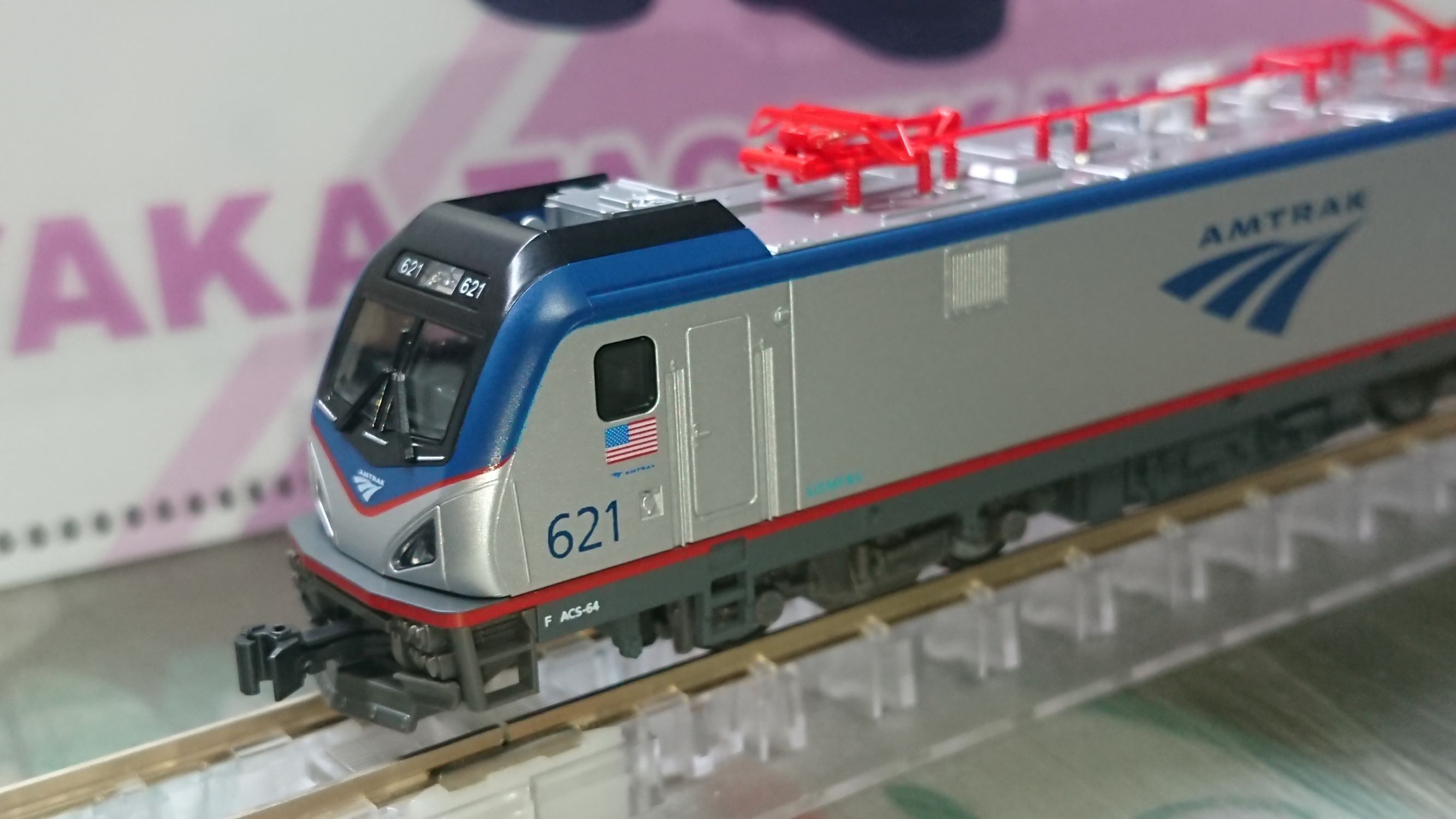 kato Amtrak(アムトラック) ACS-64 ＃627 KATO 137-3002 (N) Siemens ACS-64 Electric Locomotive