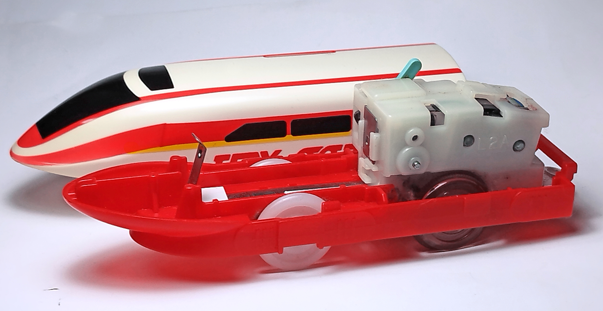 リニアモーターカー模型とフレーム付き写真 夢のミニチュアリニアモーターカー新着入荷！【千葉おゆみ野店