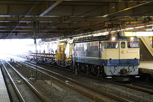 EF64 1032牽引 107系 廃車回送 & EF65 2139+タキ6