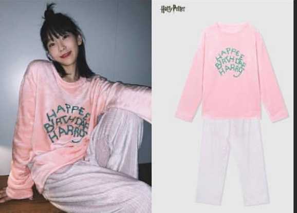 SPAO×ハリーポッターコラボ ルームウェア パジャマ テヨン着用