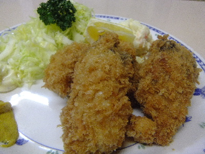 磯野家　牡蠣フライ