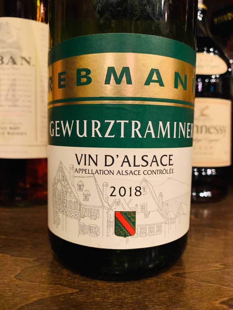 アルザスの白ワイン、レブマン・ゲヴュルツトラミネール。 | 代々木