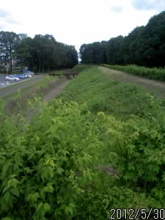 櫓台５から櫓台４