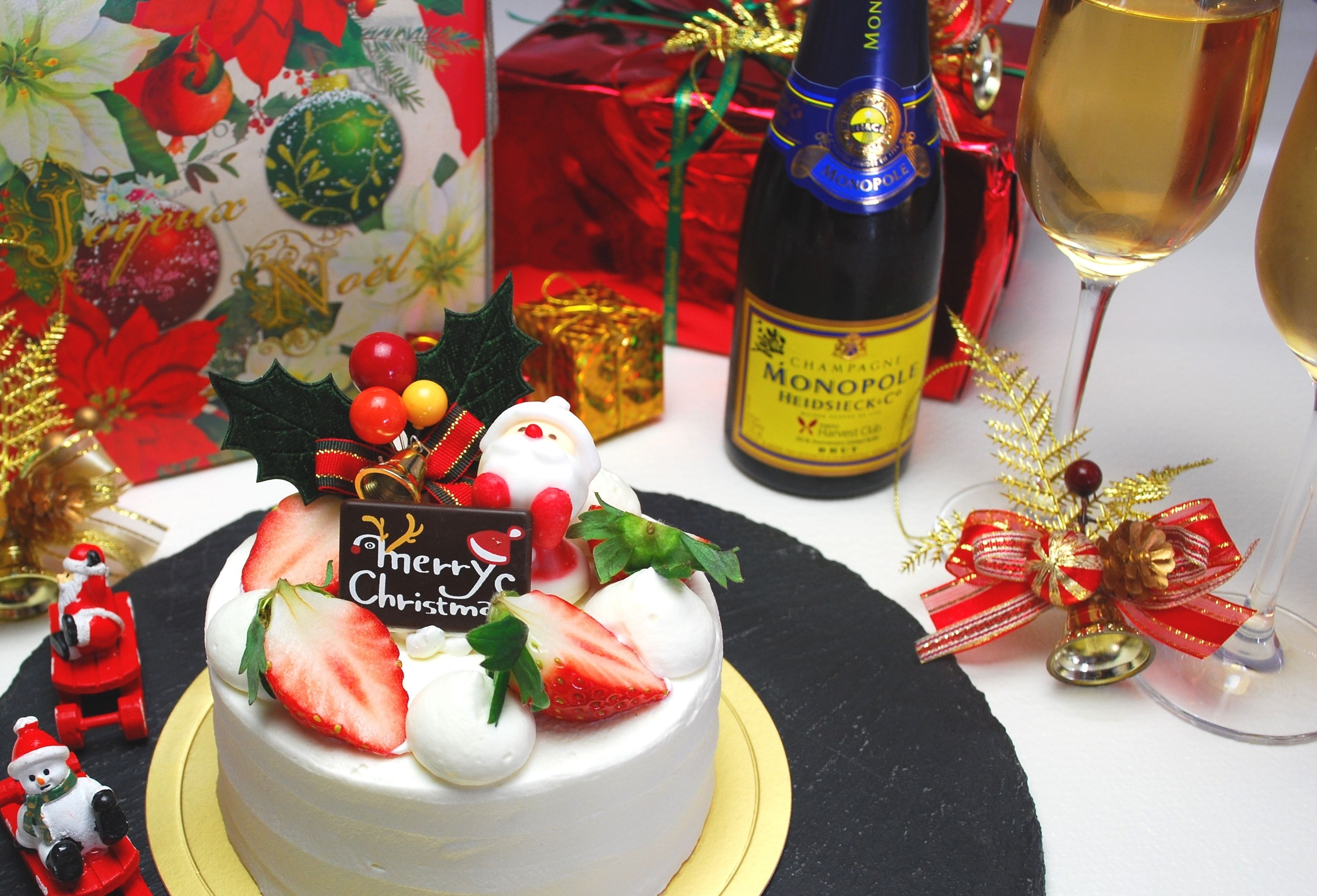 期間限定 カップル ご夫婦向け お部屋出しクリスマスケーキ シャンパン ホテルハーヴェスト那須のブログ 楽天ブログ