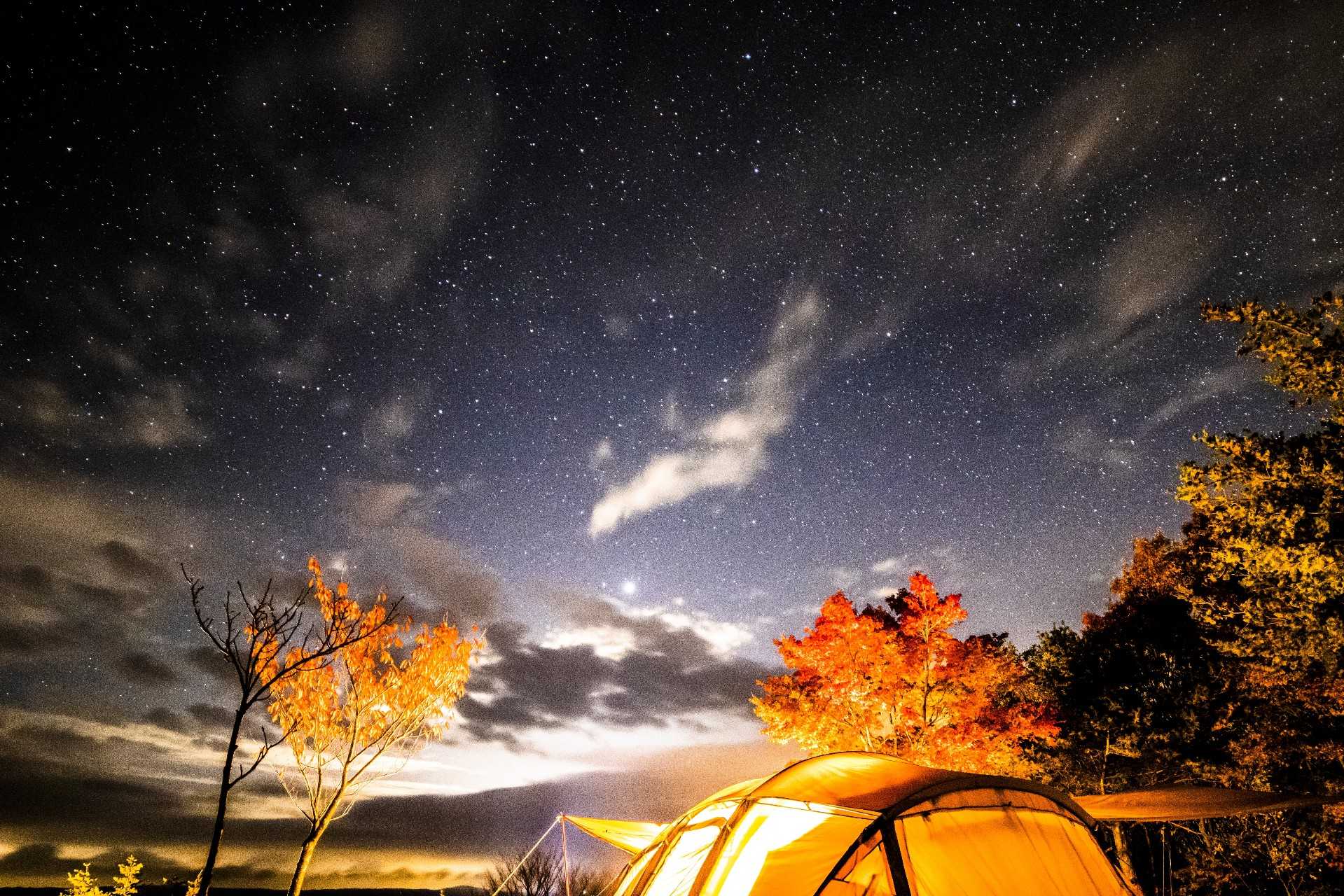 絶景 紅葉 天の川 キャンプ最高です たきびとうさぎのおさんぽ 楽天ブログ