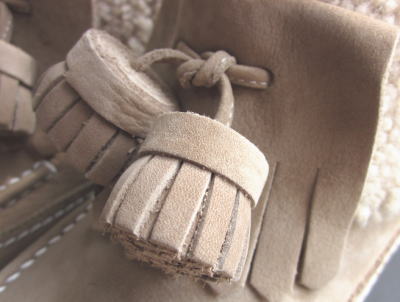 MAISON DE REEFUR 牛革×ベビーラムブーツ ベージュ 22.5cm 42000円→50%OFF 21000円 送料込ZOZOTOWN8.JPG