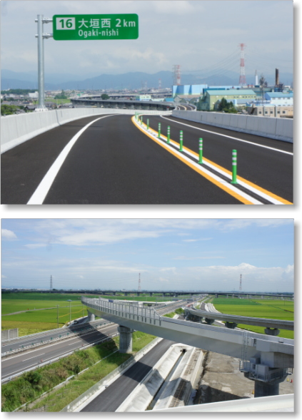 東海環状自動車道開通(大垣西IC~養老JCT)