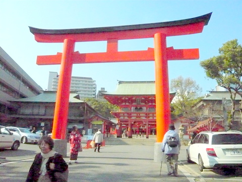 朱色の鳥居