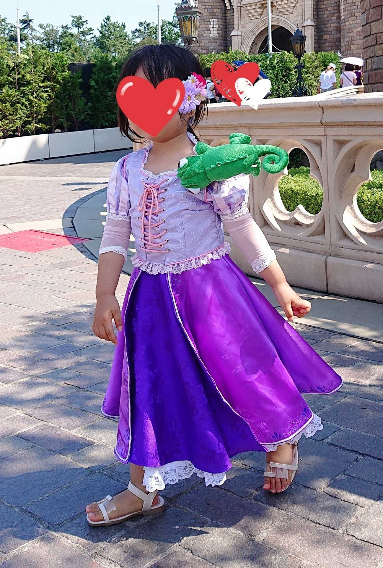 アリエル ハロウィン ディズニー 子供用 コスプレ ウィッグ 仮装 写真撮影