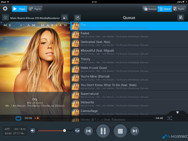 mconnect player HD 2
