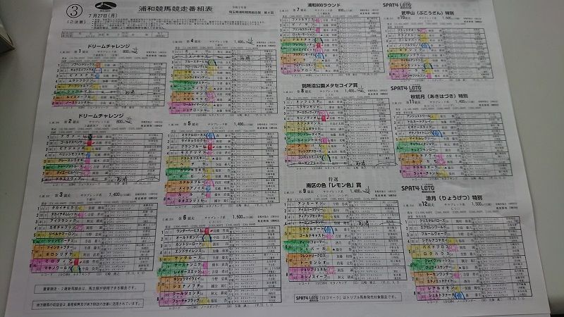 実況の準備 塗り絵の話 地方競馬の楽天競馬 日替わりライターブログ 楽天ブログ