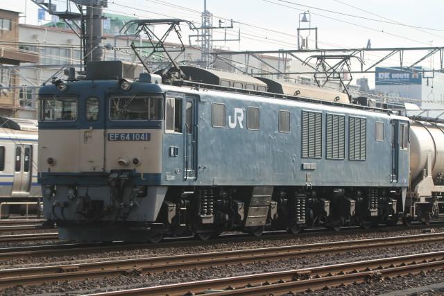 鹿島貨物 EF64 国鉄色 2本 登場3