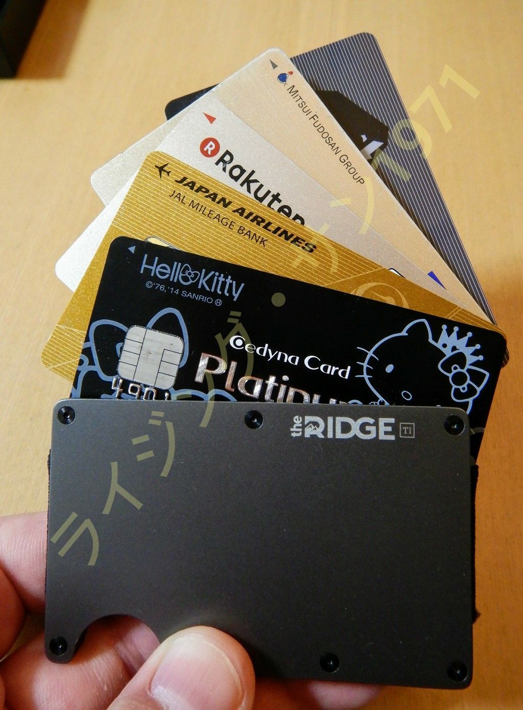 the RIDGE マネークリップ チタン 購入 | GATO NEGRO 安心して