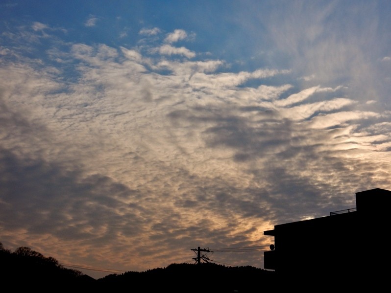 夕暮れ
