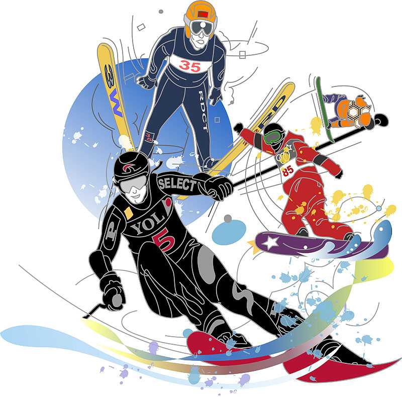 最も欲しかった かっこいい アニメ かっこいい スキー イラスト 8768