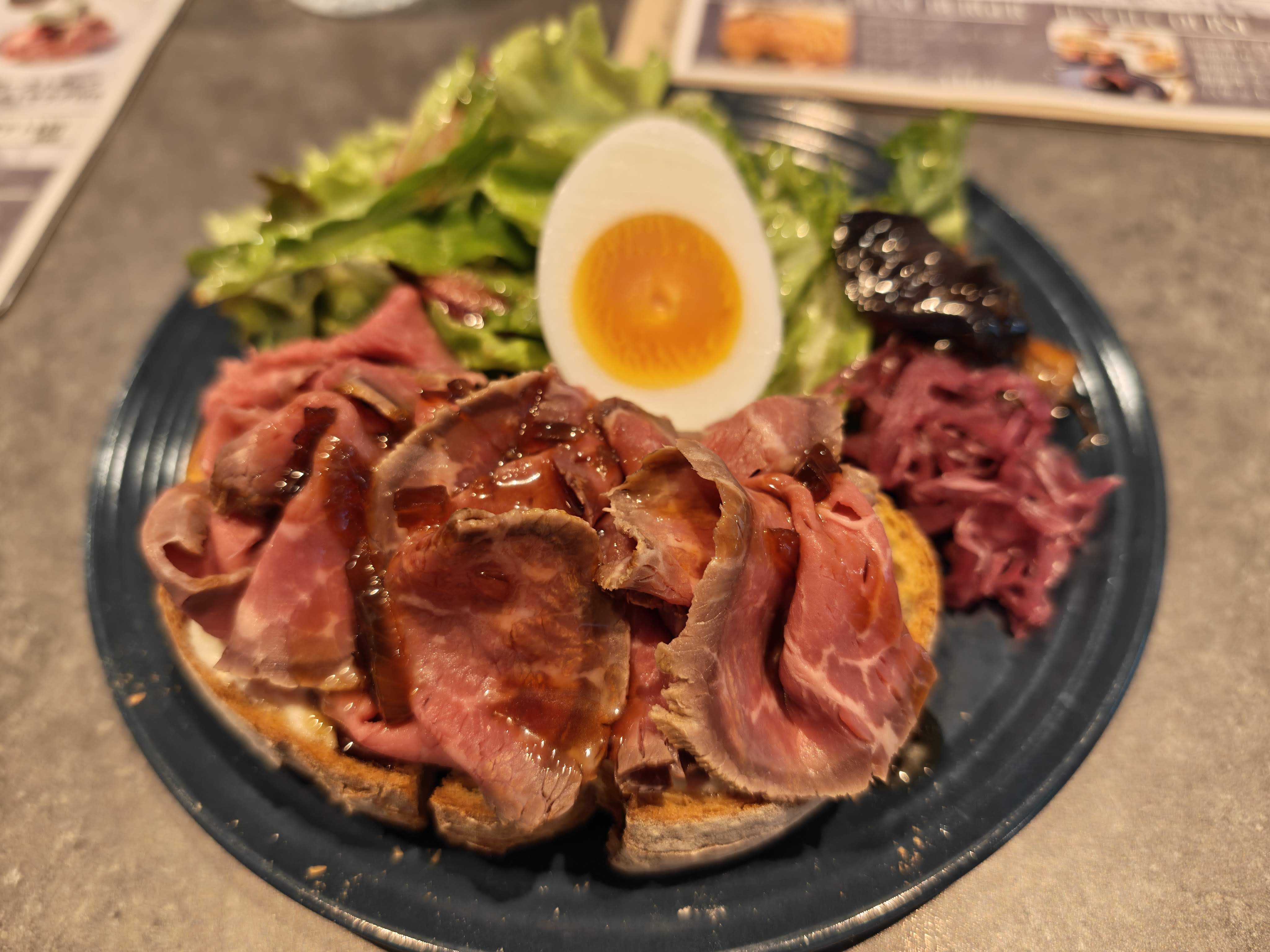 千葉中央駅　Cafe Meets(カフェミーツ)　子連れランチ　自家製ローストビーフトースト