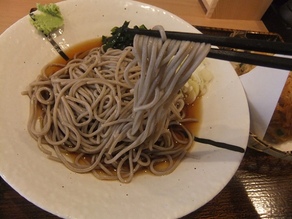 しぶそば大崎広小路店の冷しかき揚げそば２