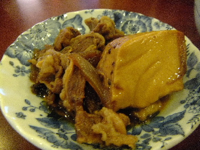 米花　肉豆腐